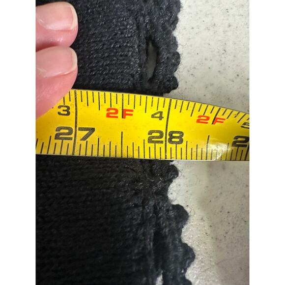 Vintage Quacker Factory Womens L Sweater Embellished Sequins Heart Butterfly A8 - Picture 6 of 6